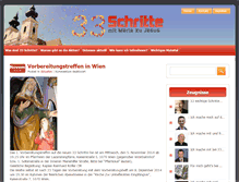 Tablet Screenshot of 33schritte.at